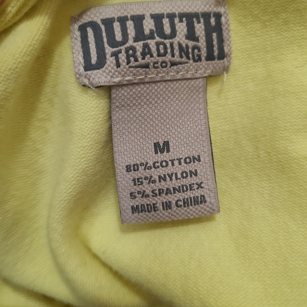 Duluth Trading Co. Yellow Cozy Knit Button Down Coastal Grandma Preppy Cardigan - Picture 3 of 3